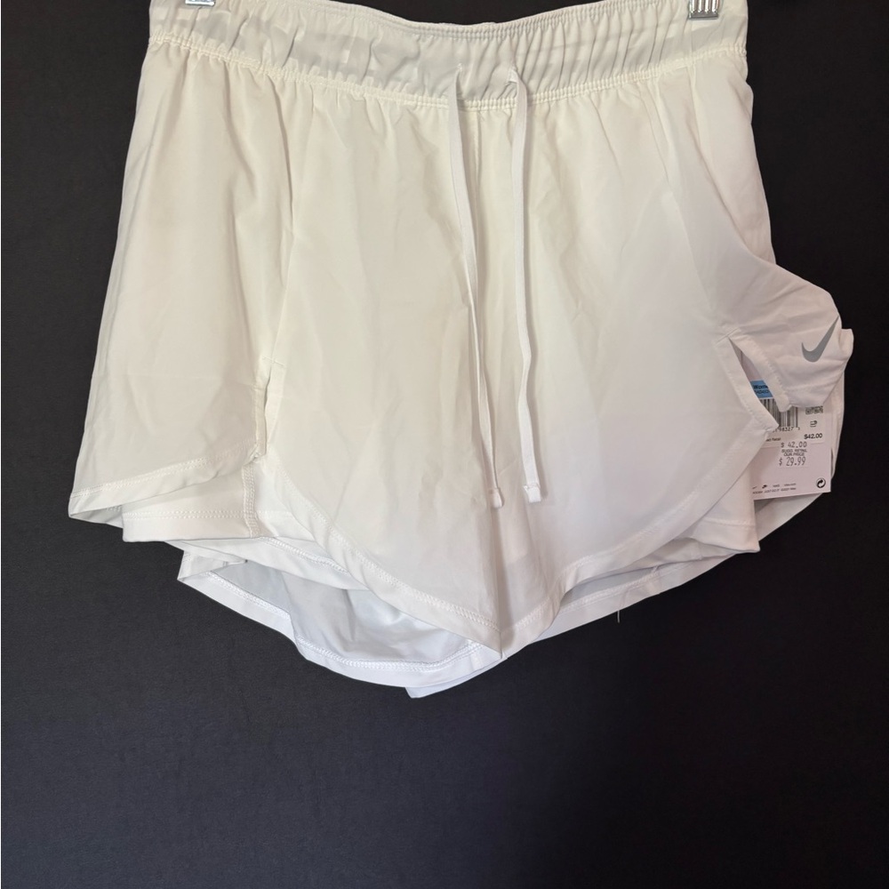 Nike Women's Athletic White Shorts